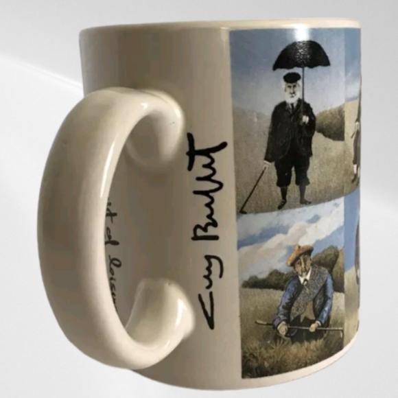 Golf Enthusiasts! Guy Buffet Pursuit of Leisure Coffee Mug Cup 16oz - Picture 1 of 5